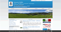 Desktop Screenshot of comune.gallio.vi.it