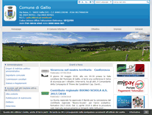 Tablet Screenshot of comune.gallio.vi.it
